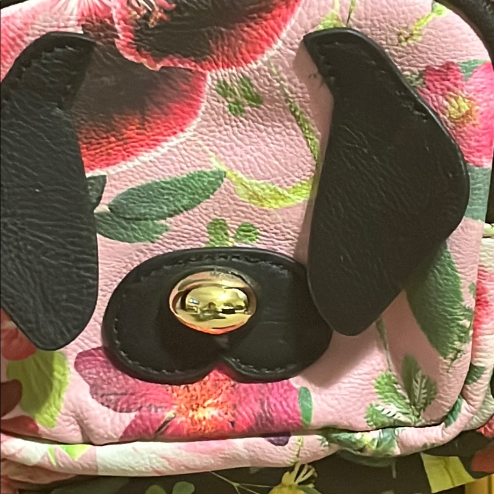 Betsey Johnson mini Floral dog back pack - Picture 5 of 10
